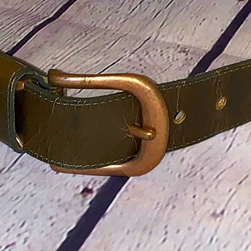 Jenny and the Boys Vintage 90's Brown Leather Belt